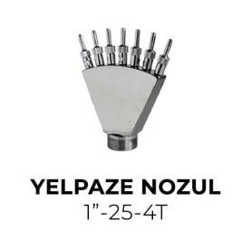 Yelpaze Nozul Paslanmaz Çelik 1”-25-4T
