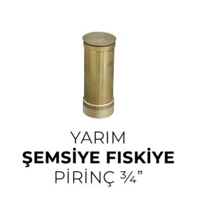 Yarım Şemsiye Fıskiye Pirinç ¾”