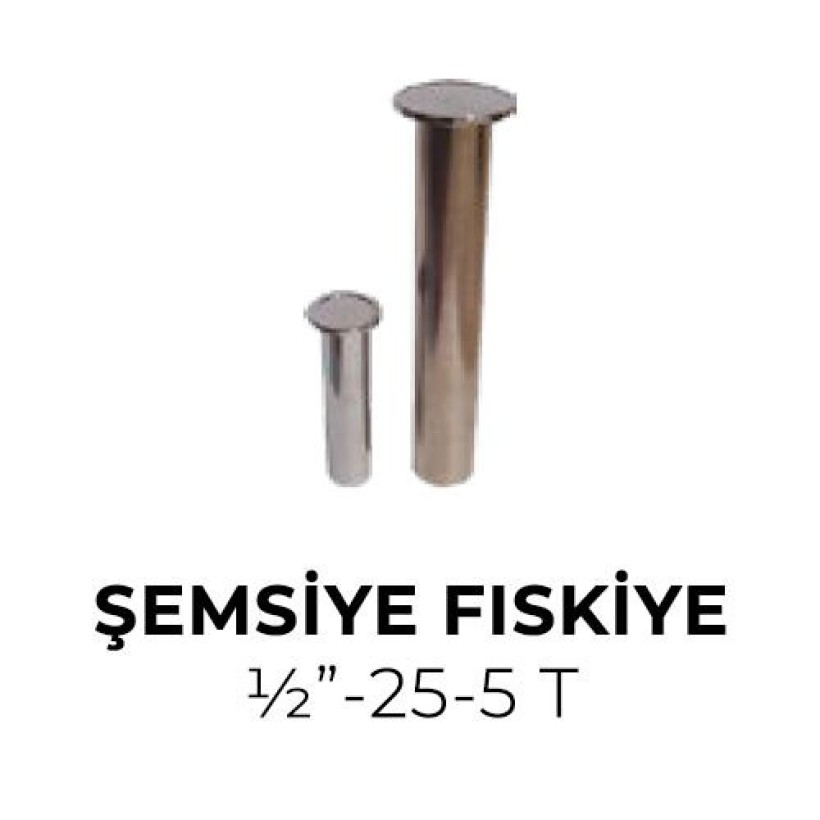 Şemsiye Fıskiye Paslanmz Çelik ½”-25-5 T