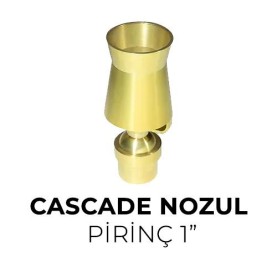 Cascade Nozul Pirinç 1”