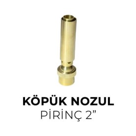 Köpük Nozul Pirinç 2”