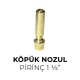Köpük Nozul Pirinç 1 ½”
