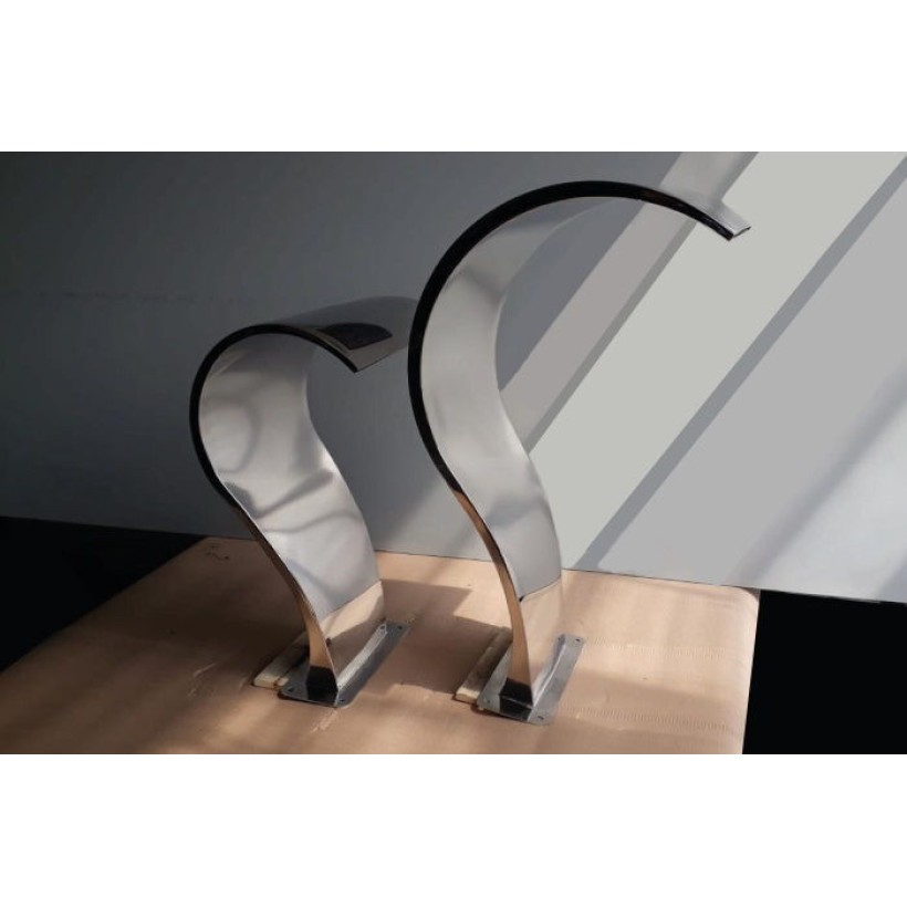 316 Krom Mini Kuğu Model Su Perdesi 400x600mm