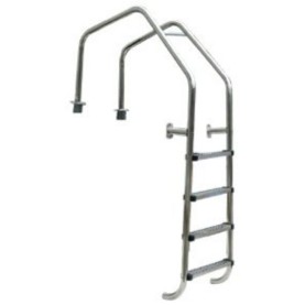 Açık Tip Flanş Bağlantılı 4 Basamaklı (AISI 304) Havuz Merdiveni