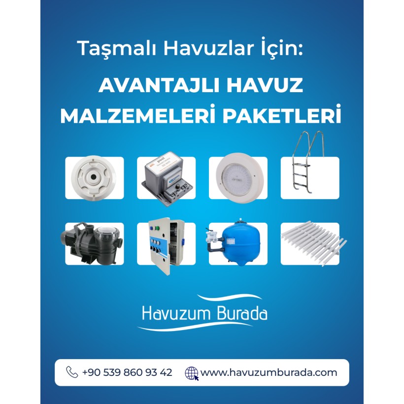 Taşmalı Havuz Yapım Seti (30 Ton)