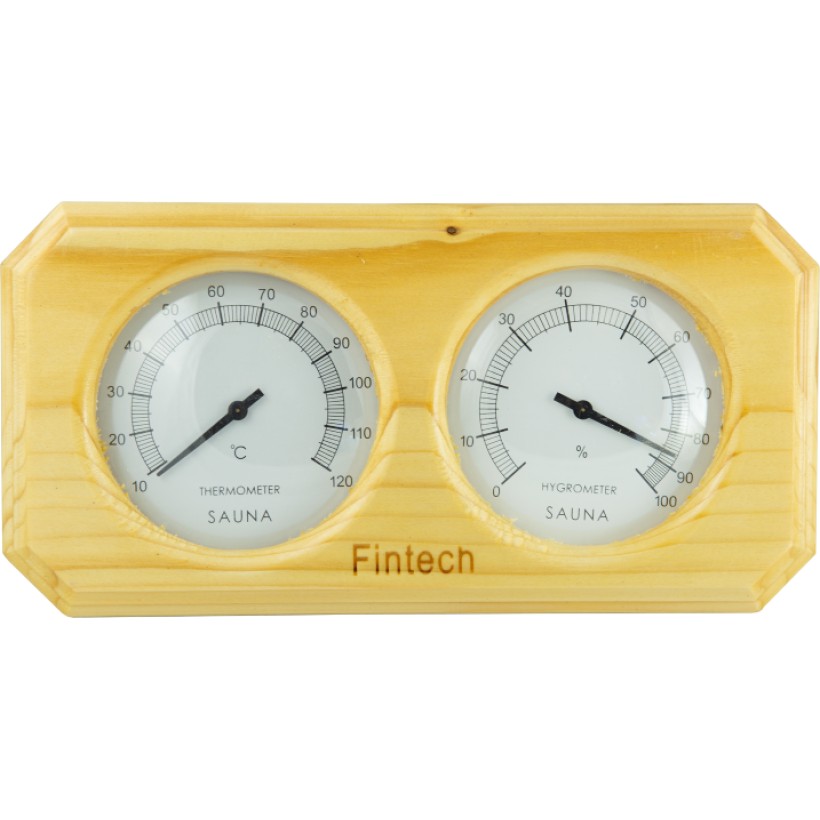 Sauna Ahşap Termometre-Higrometre Kombine