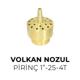 Volkan Nozul Pirinç - 1”-25-4T
