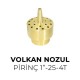 Volkan Nozul Pirinç - 1”-25-4T